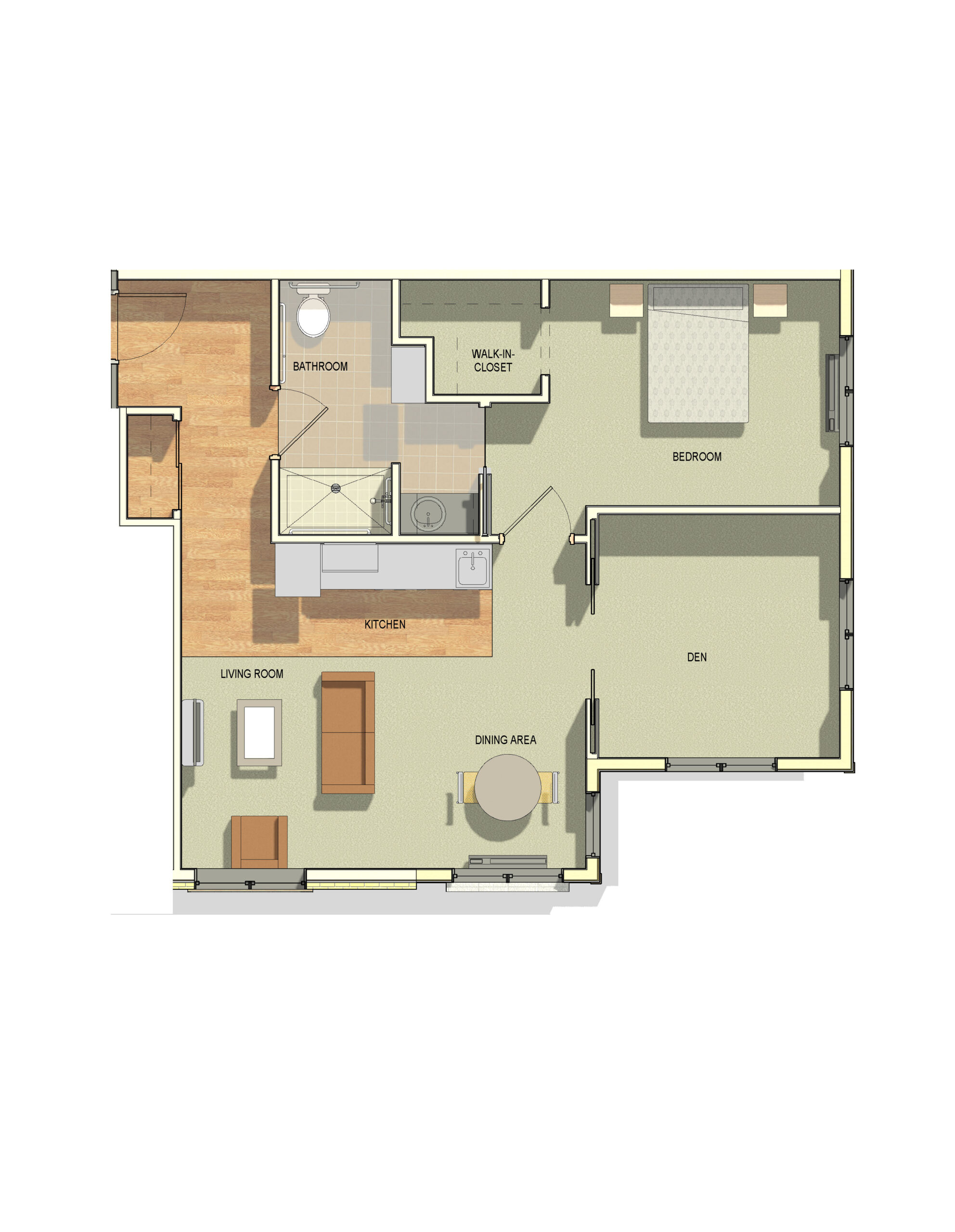 Waunakee Assisted Living Suites Floor Plan Unit K